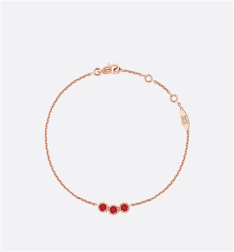 Mimirose Bracelet Rose Gold and Rubies 